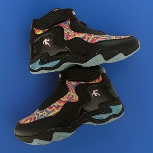 AND1  Little Boys' Shoes Sz 4 Hi-Top Zip Athletic Sneakers color MULTICOLOR NEW